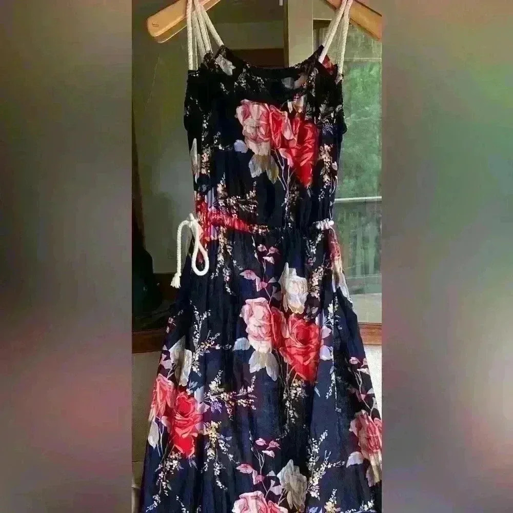 Zimmermann Boho Cotton Maxi Dress Sz 0/US 4 – Light & Flowy - Summer Ready